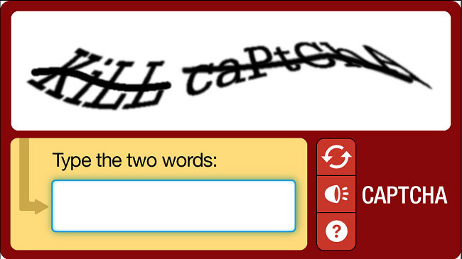 CAPTCHA در طراحی سایت فروشگاهی