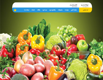 طراحی سایت فروشگاه بازار میوه